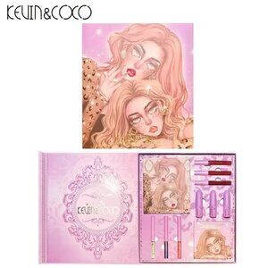 Kevin & Coco Leopard Sisters - 20 Color Eyeshadow & Variety Makeup Set. Rawr! 🐆